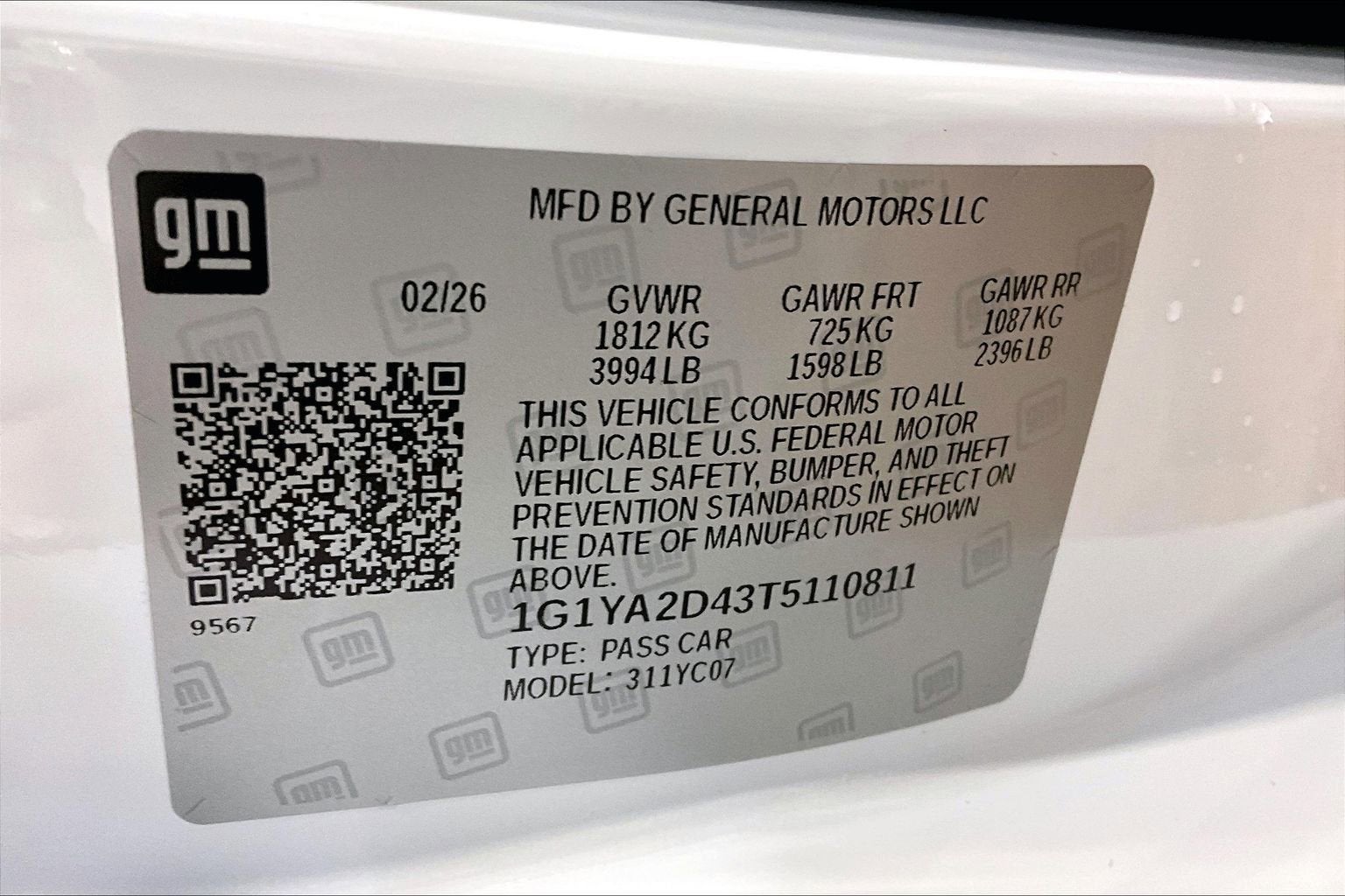 2026 Chevrolet Corvette Stingray 1LT