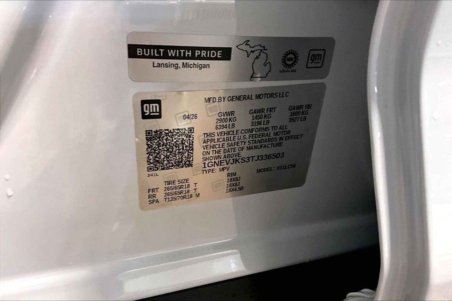 2026 Chevrolet Traverse Z71