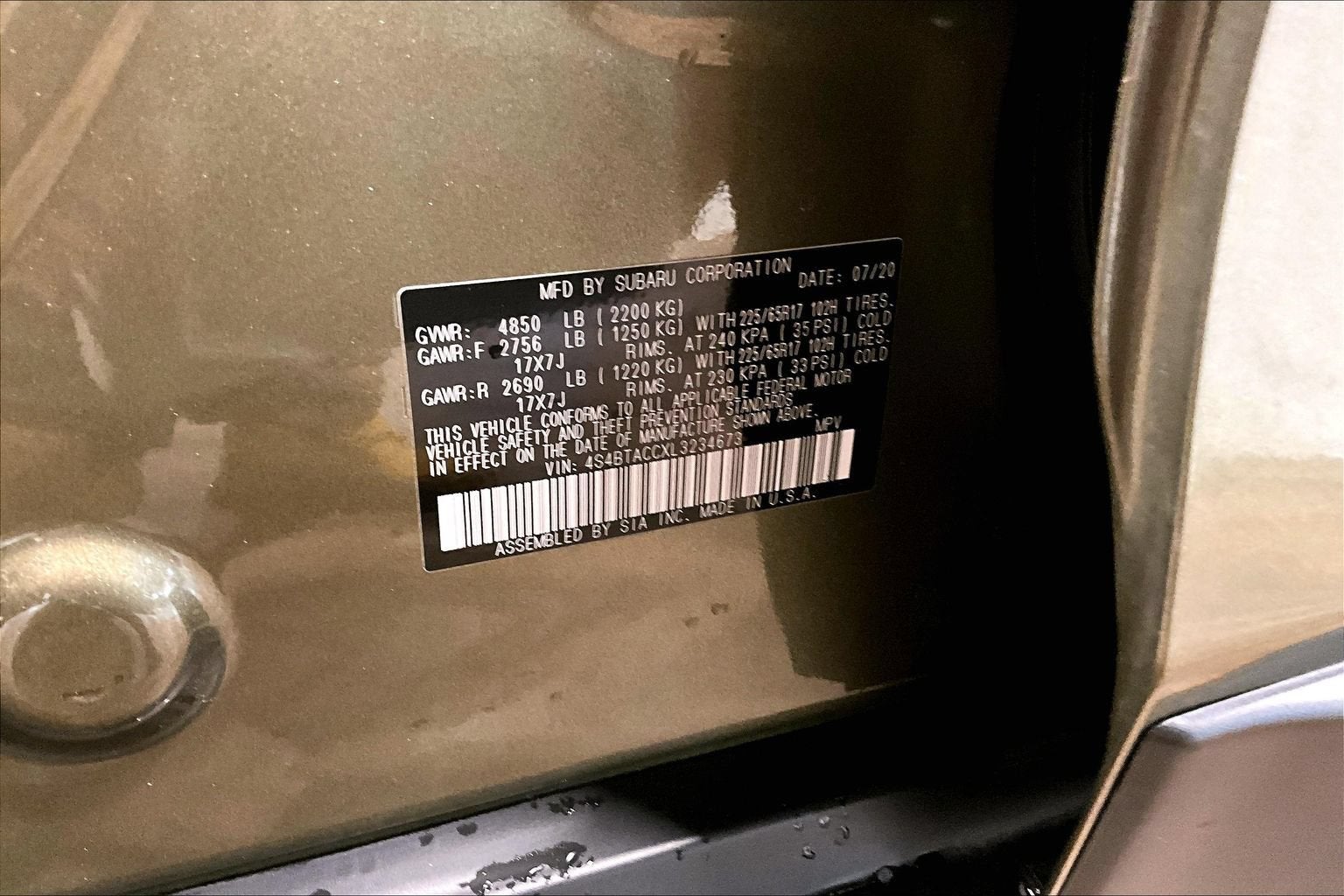 2020 Subaru Outback Premium