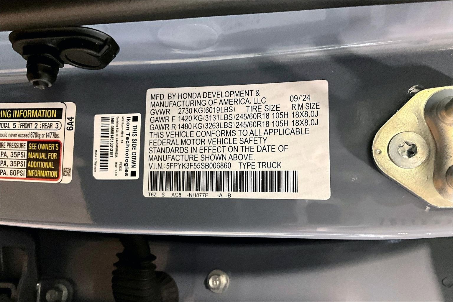 2025 Honda Ridgeline RTL