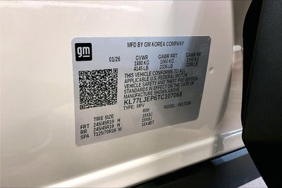 2026 Chevrolet Trax 2RS