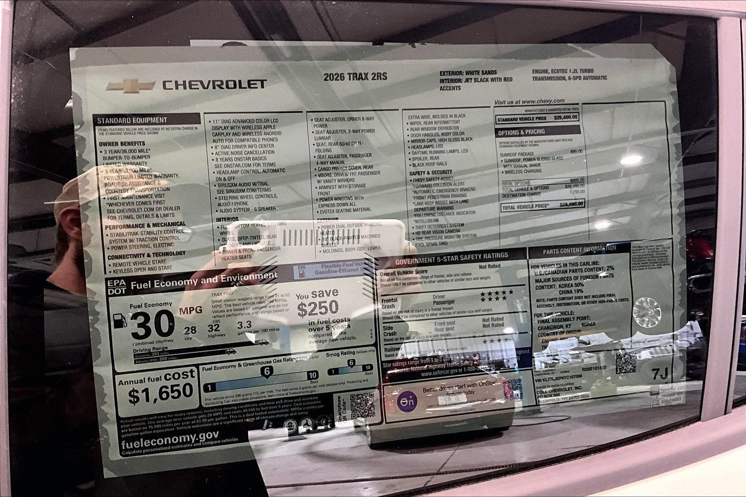 2026 Chevrolet Trax 2RS