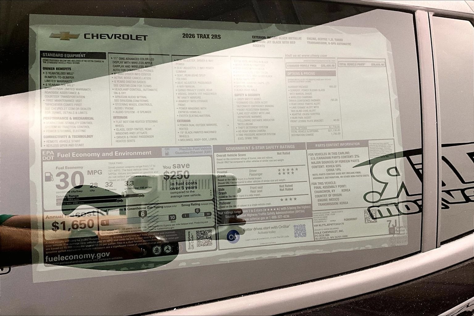 2026 Chevrolet Trax 2RS