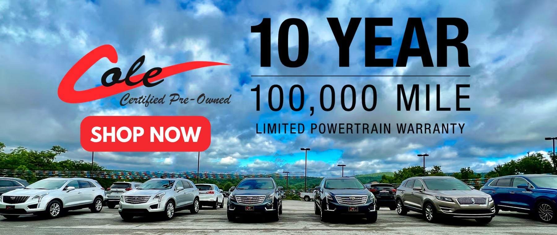 100,000 miles limited powertrain warranty at Cole Chevrolet WV 